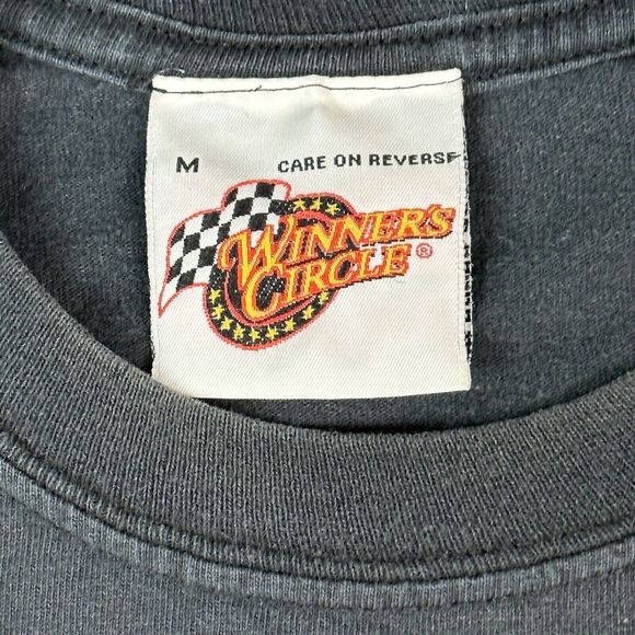 Vintage Dale Earnhardt Sr Shirt Mens Medium Black Winners Circle Hall Of Fame - Picture 3 of 15